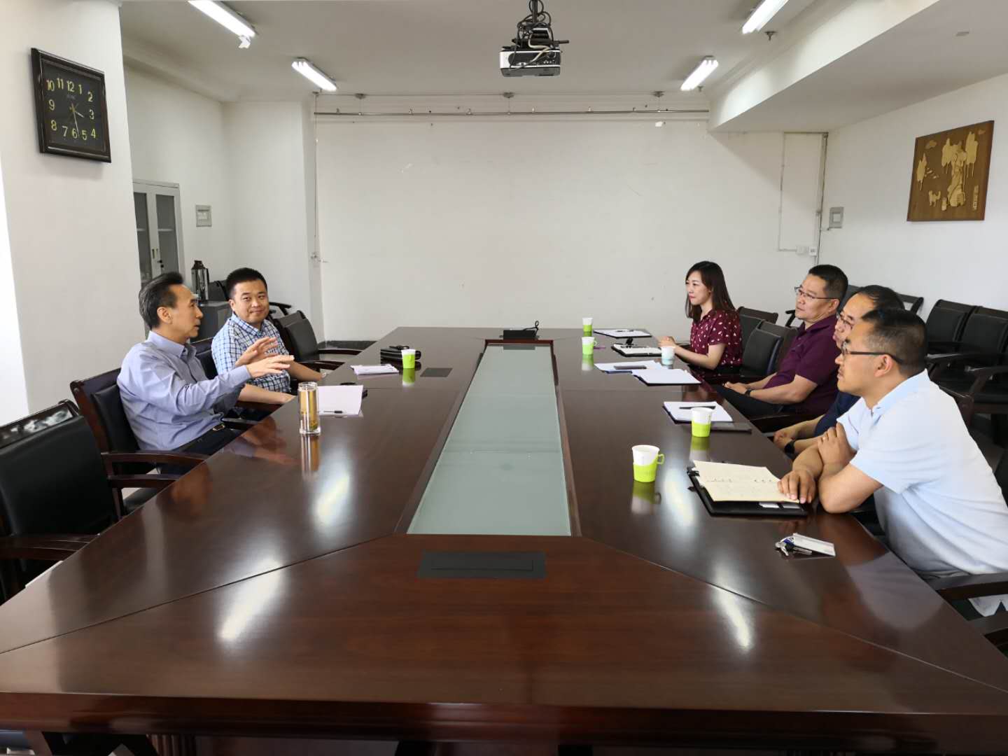 公司党委副书记铁勇到公司调研